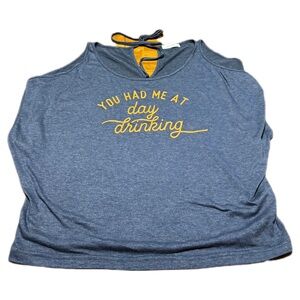 New Yitemi Day Drinking Tie Neck Tank, Size 0XL